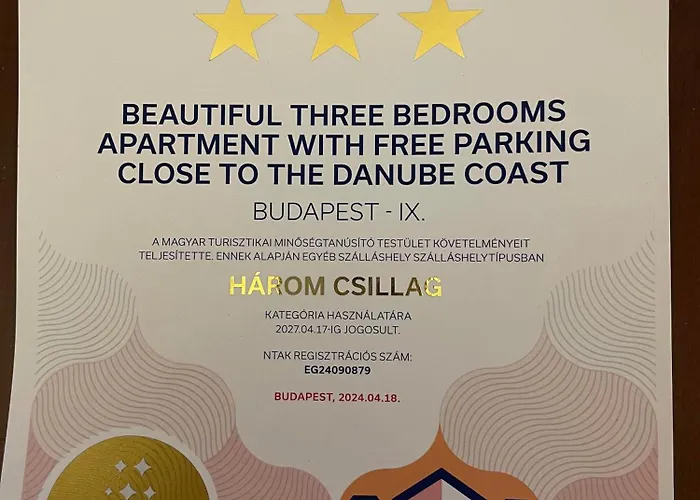 Beautiful Three Bedrooms With Free Parking Close To The Danube Coast